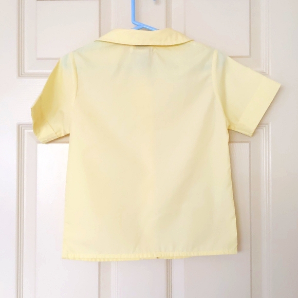 Bugle Boy Gals Cotton Blended School Wear Button Down Short Sleeve Shirt. - Picture 2 of 4